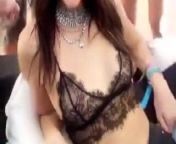 Kendall Jenner Nipple from view full screen kendall jenner pierced nipple video coachella mp4