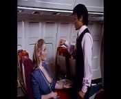 Ashley Welles blows a flight attendant upscaled to 4K from 승무원 업스