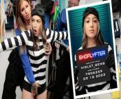 Violet Gems Gets Caught Shoplifting In The Mall While Wearing A Thief Costume - Shoplyfter from violet summers leaked threesome lesbian sextape porn video leaked