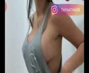 Tayna Santos pagando peitinho from tayna sex