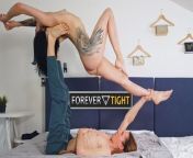 Naked AcroYoga and Yoga - Her First Time - With the slim and beautiful Madison Quinn – NO SEX – But Fun from class girl sex first time virgin xxxx