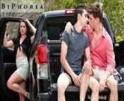 BiPhoria - Bisexual Couple Picks Up Hot Latin Hitchhiker from up bis