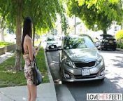 LoveHerFeet - My Sexual Footsie Ride With A Giant White Cock from bangladeshi girl and driver sex vedioes in car