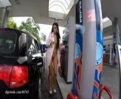 Natalia naked - gas station - car washes from nudist ga