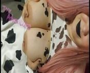 Moo-Chan Cum on Tits from mokaa moo belly dance full video