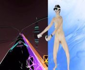 Week 2 - VR Dance Workout. Julia V Earth is making progress. from andra nude recording dance