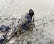 Muddy fields, rain suit in the rain from rural girl sex video bengali boudi
