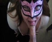 BBW Head #446 Thick Busty Masked Mommy on her Knees! from kumkum 446