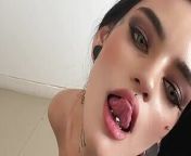 latin babe gets wild and fingers herself from sexy tatted latina 3some