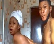 Horny Black Nigerian Couple Fucking Hard In Hot Shower! from nigeran sex big 4gpgirl bathing nang