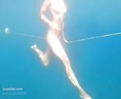 EROTIC UNDERWATER NUDE DANCING from feetlovers8841 underwater nude edit