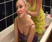 Lana and Teresa extreme hot in the shower from thresa hot saxvideo