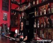 Hardcore sex in a bar with a beautiful waitress from czechstreet