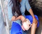 Indian hot Desi village bhabhi fucking with devar from bhabhi fucking with devar both run quick after fear fuck