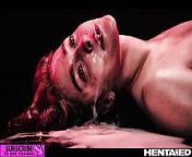 Real Life Hentai - Cumflation - Jis Lissa & Alien Hard Fuck from real life hentai cumflation half asian girl is inflated with sperm till huge cum explosion hentaied