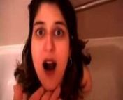 Pee Drinking Girl from piss drinking girl in the shower gets slapped spat on and sucks cock pov