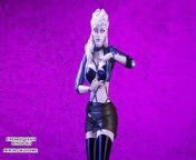MMD CL - Tie A Cherry Evelynn Sexy Kpop Dance League of Legends KDA from cl maya sex