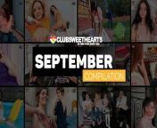 ClubSweethearts September 2023 Compilation from masturbating savannah september