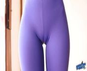 Round Booty Latin Teen! In Tight Spandex! Cameltoe and Thong from spandex cameltoe