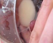 Hot Mom gets her big natural tits drained! from engorged breast milk