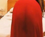 Dancing Desi Chubby Girlfriend from red saree sex chubby guy
