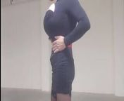 DeeDeeSlut69 in Tight Dress Heels and Pink Bra - Modeling from chennai crossdresser bra