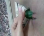 IRAN Girl Masturbating with Cucumber in Pussy MA from iranian girl has fun cucumber