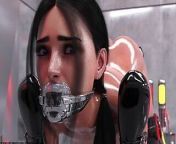 Gagged Teen in Bitchsuit 3D BDSM Animation from waldo 3d bdsm