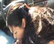 Mexican girl from Sanat Ana, blowjob in car from ana trentin