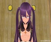 Mona Cowgirl Genshin Impact - eroMMDman - Purple Hair Color Edit Smixix from mona ghosh naked sex video