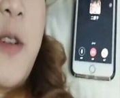 Talking on the phone with a friend, meanwhile Chinese gf is fucking from sex phone talking gf with bf
