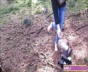 Sexy Elise in the Forest from forest survey come student and fuck a house