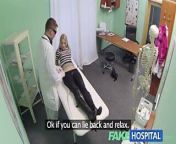 Fake Hospital Hot blonde gets the full doctors treatment from fake hospital xxx