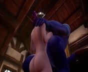 Blue Man with ElfWarcraft Porn Parody from cartoon sex man with