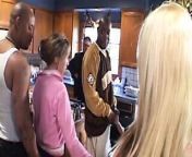 Blonde bombshell really gangbanged with black dicks from bang bomb