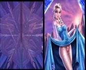 SekushiLover - DIsney Elsa vs Naked Elsa from elsa naked