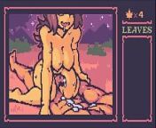 Lewd Leaf Land Maple Tea Ecstasy Psychedelic Hentai game Ep.3 intense outdoor night fuck with huge cumshot from 3 land 1 gril sex