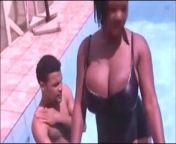 Chika Oguine (Busty Nigerian actress) - Pool party from nigeria actress fuck porn