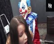 Sophie Wrestles the Clown from poltergeist the clown under the bed