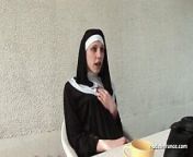 Young french nun sodomized in threesome with Papy Voyeur from bangla muvie papi sontan nude seal sex video xxx
