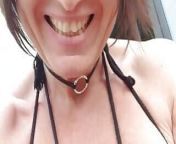 Julies incredible whisk squirt on roof terrace from roof xxx video