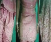 Indian Gay Crossdresser Wife Gaurisissy in Pink Salwar Kurta Pressing Her Big Boobs from shemale pakigirl salwar suit wali ki sex xxx
