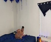 BIRTHDAY GIFT FR0M STEPSISTER TO STEPBROTHER from filthy and messy head from black granny watch hd porn video