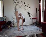 Aurora Willows Does Yoga in a Body Suit from tsetsi does yoga in the