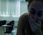 Amateur Naked in the classroom from asian female teacher naked in classroom