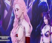 HYUNA – Roll deep, Ahri Kaisa Seraphine, League of Legends KDA from league of legends kda seraphine bent over for multiple creampies part 2 animation with sound
