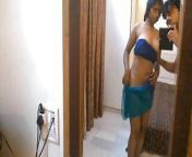 Training my wife Priya to record the shooting video, while her boobs are out. from selfie record
