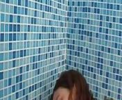 Superb French babes pleasing each others pussies in the bathroom from japens sex movis