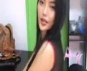 Faii Orapun Wearing Chinese Sexy Lingerie - Thailand Model from faii orapun shower