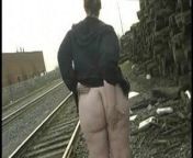 Fat princess gets nude on railway from nude aunty railway station